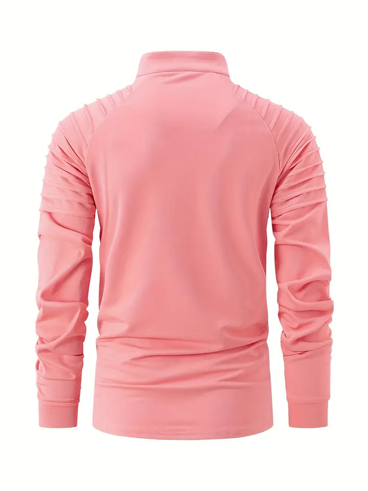 Linwood  - Polo a Maniche Lunghe Con Cerniera