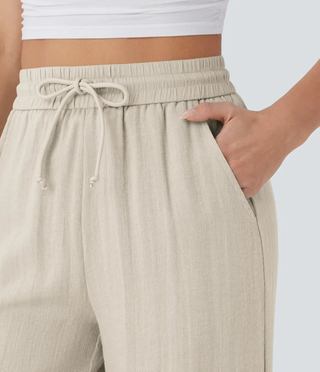 Zafeiria - Pantaloni Di Lino Eleganti
