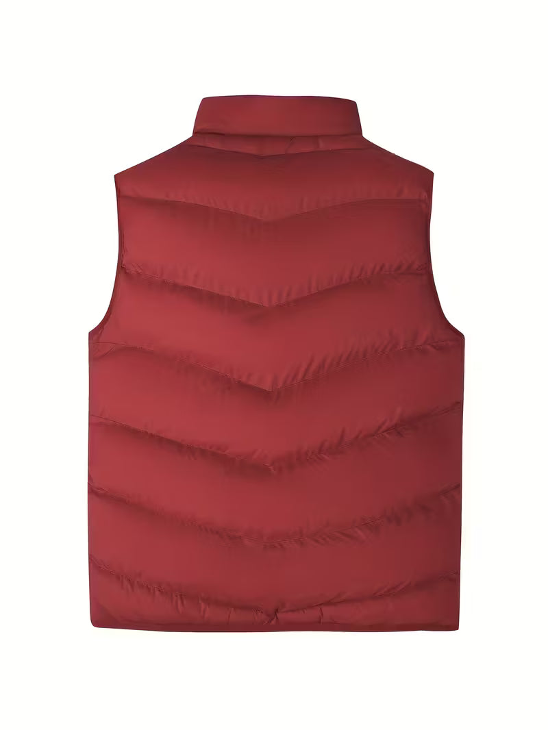 Amaury - Gilet Imbottito Informale Con Zip