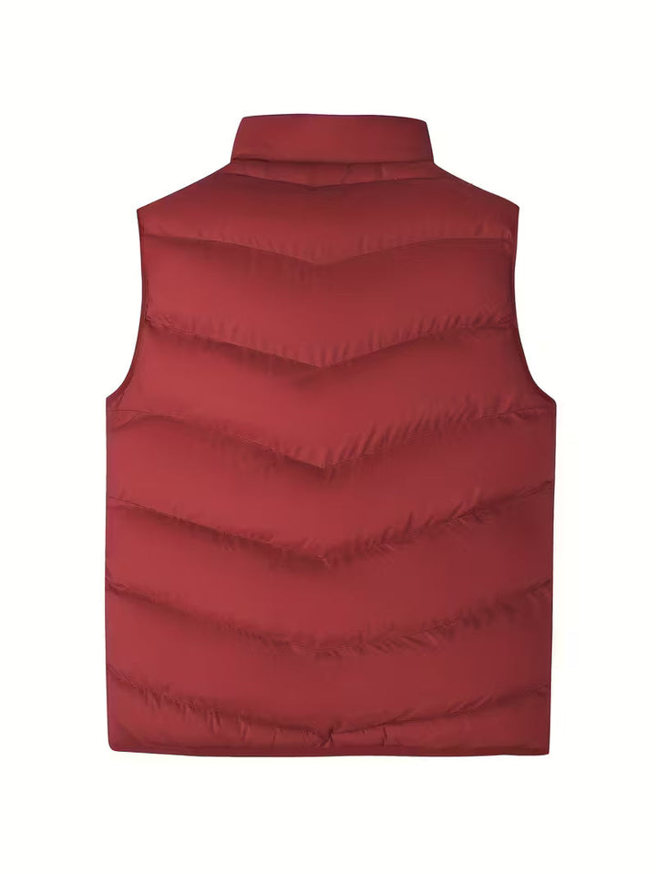 Amaury - Gilet Imbottito Informale Con Zip