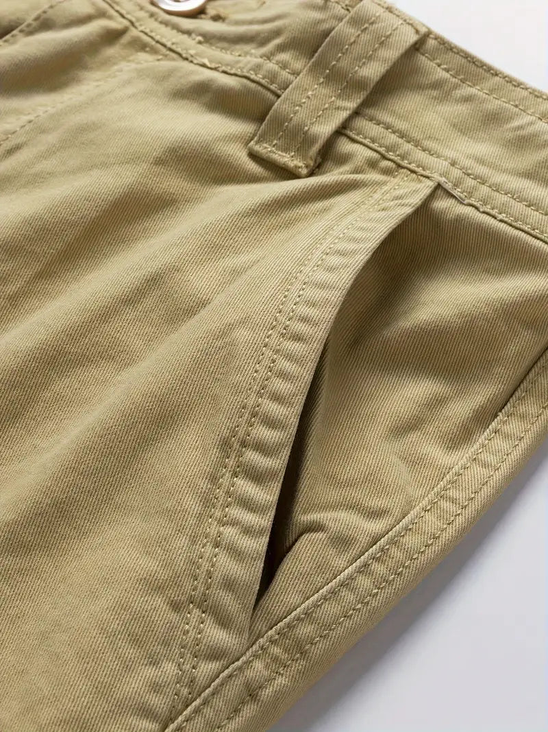 Mauro - Pantaloncini Eleganti Con Tasche Multipli