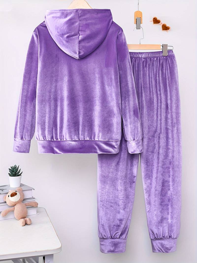 Tiferet - Elegante Set Composto da Felpa Con Cappuccio e Pantaloni