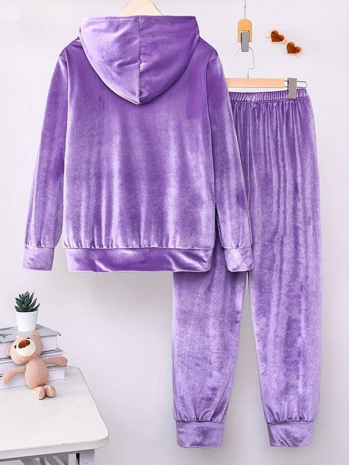 Tiferet - Elegante Set Composto da Felpa Con Cappuccio e Pantaloni
