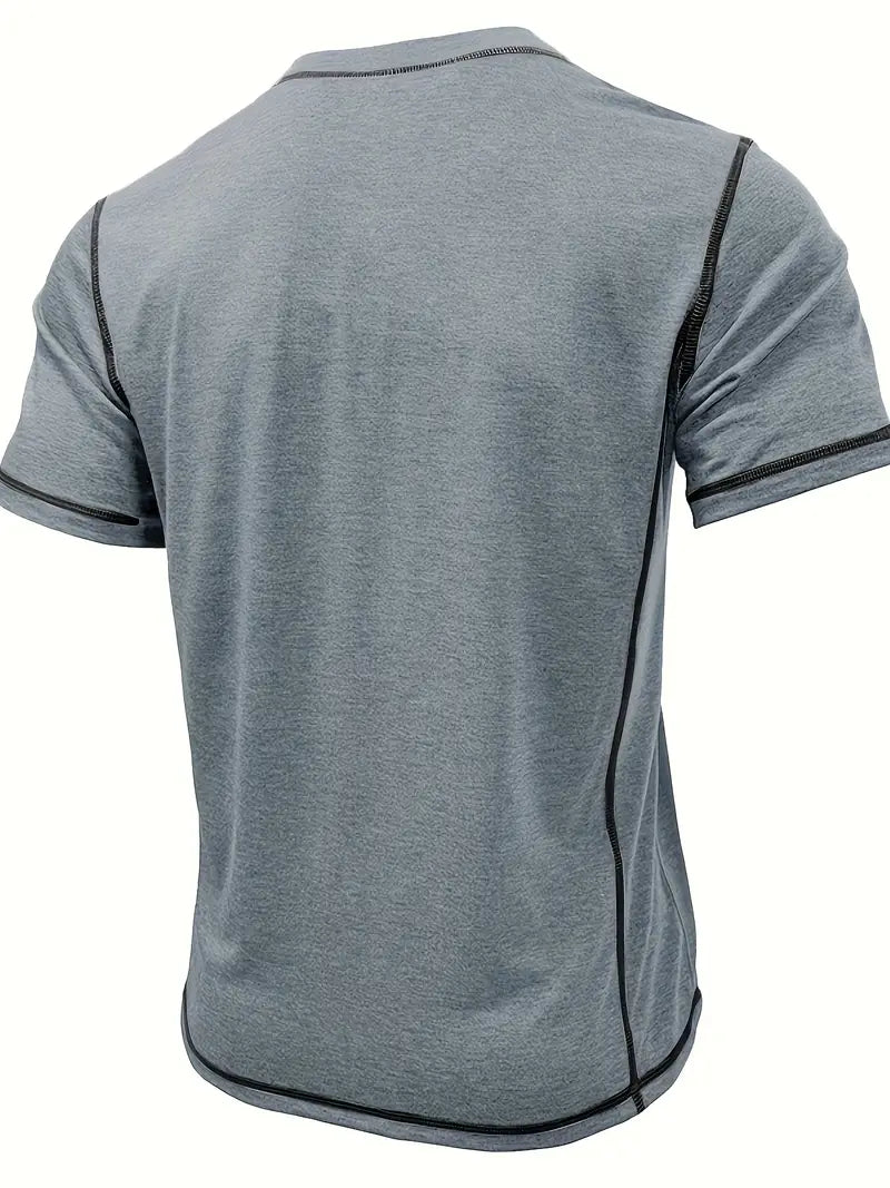 Orazio - Maglietta a Maniche Corte Con Bottoni