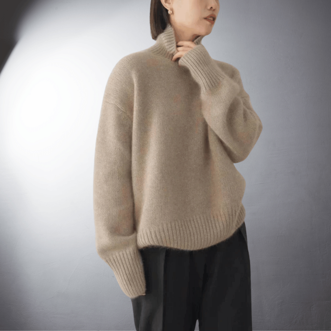 Adalgisa | Maglione Dolcevita In Morbido Cashmere