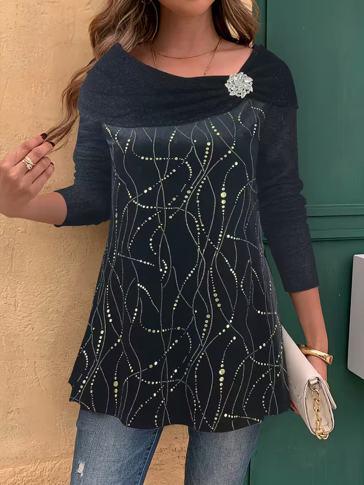 Zulikha - Elegante Top a Maniche Lunghe