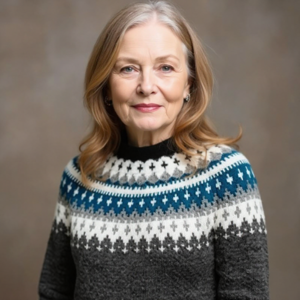 Serena - Maglione In Lana Lavorato a Mano