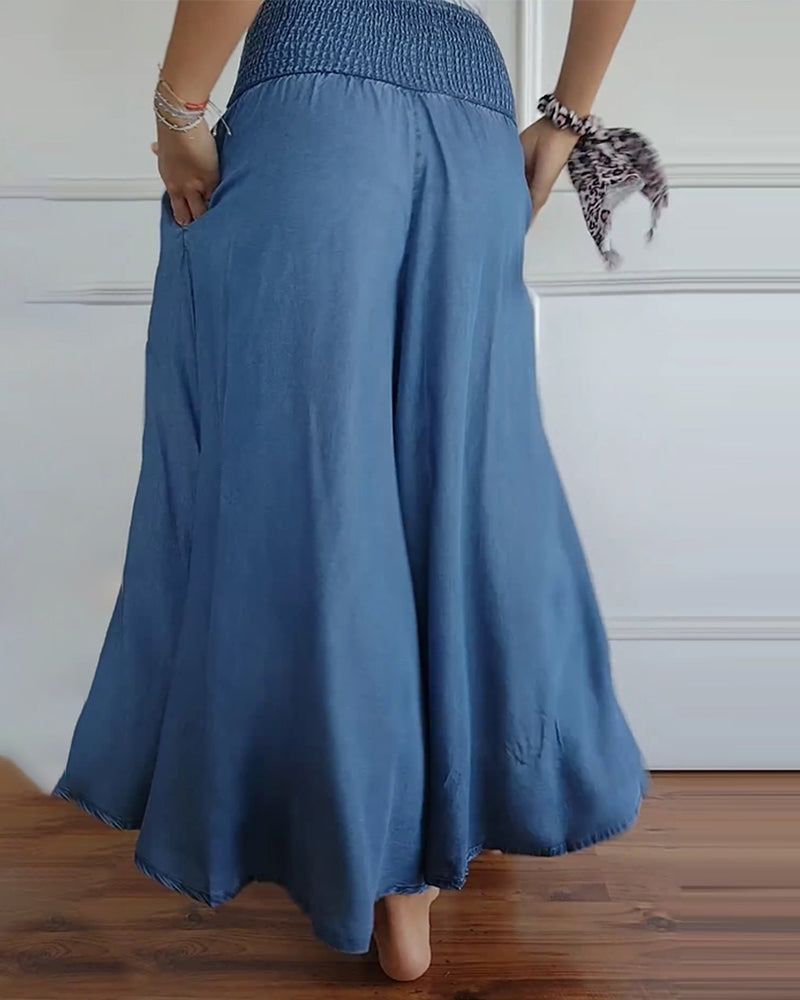 Ignacia - Pantalone Confortevole Con Vita Elastica