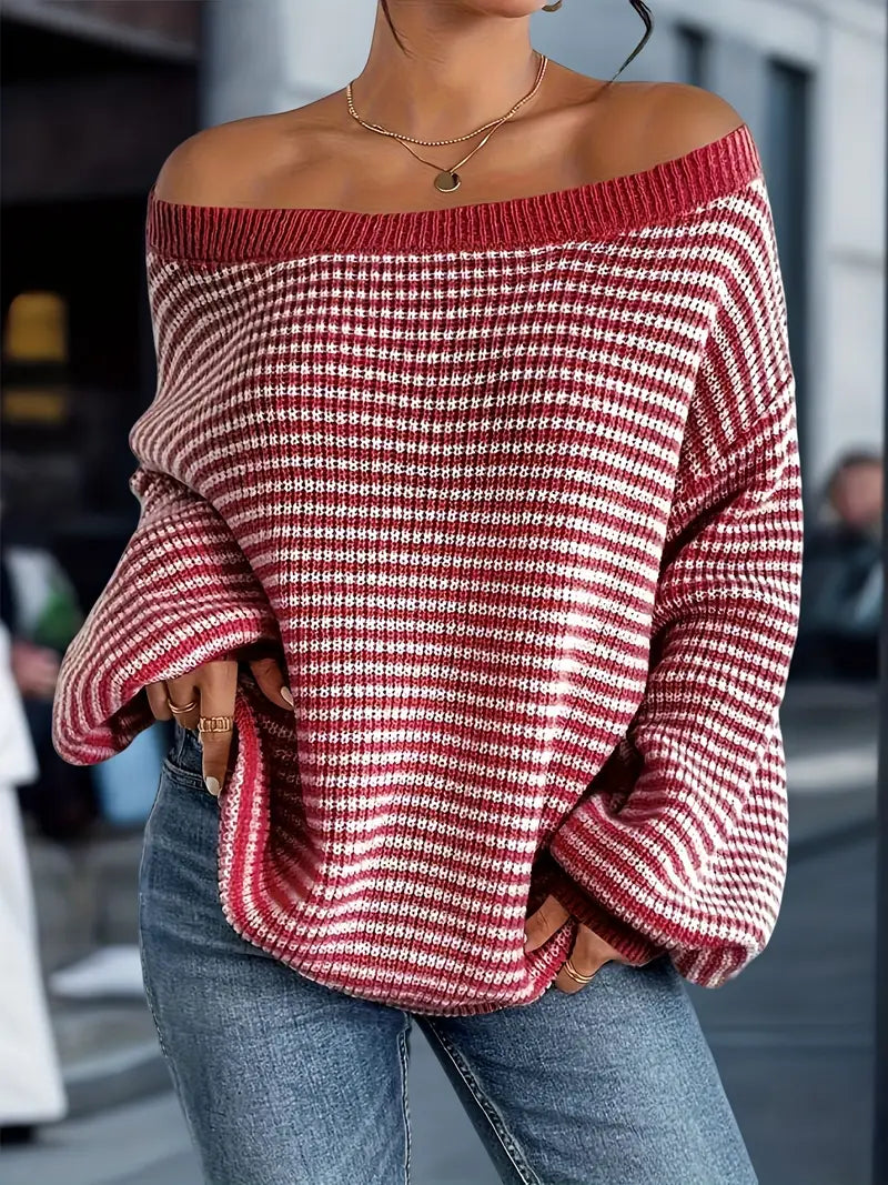 Nilufer - Maglione Informale Lavorato a Maglia Per l'inverno