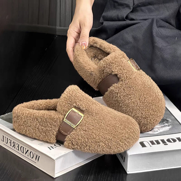 Zilvia - Calde Scarpe In Lana d'agnello In Stile Fiabesco