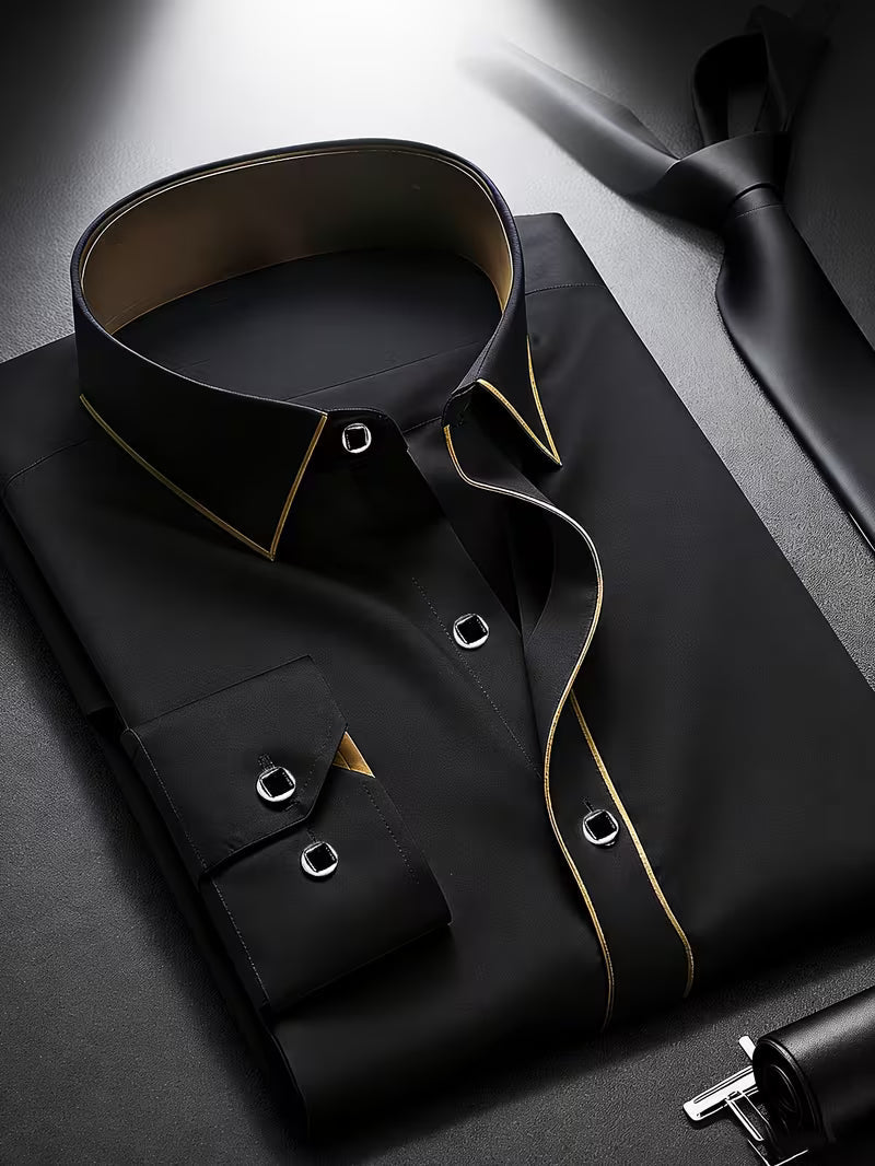 Daven - Camicia Business Vestibilità Slim Casuale