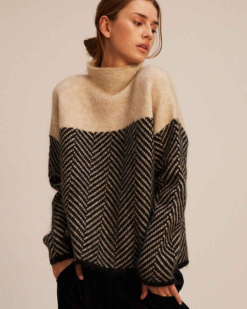 Dietlind – Maglione a Collo Alto