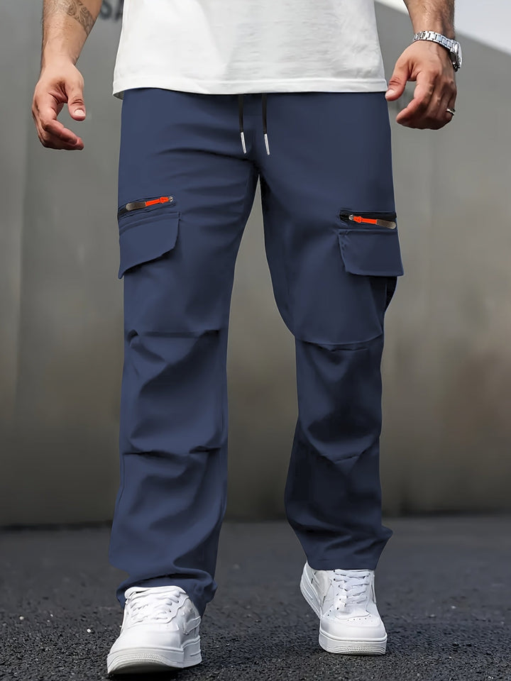 Mihai - Pantaloni Cargo Casual Con Tasche Multiplu