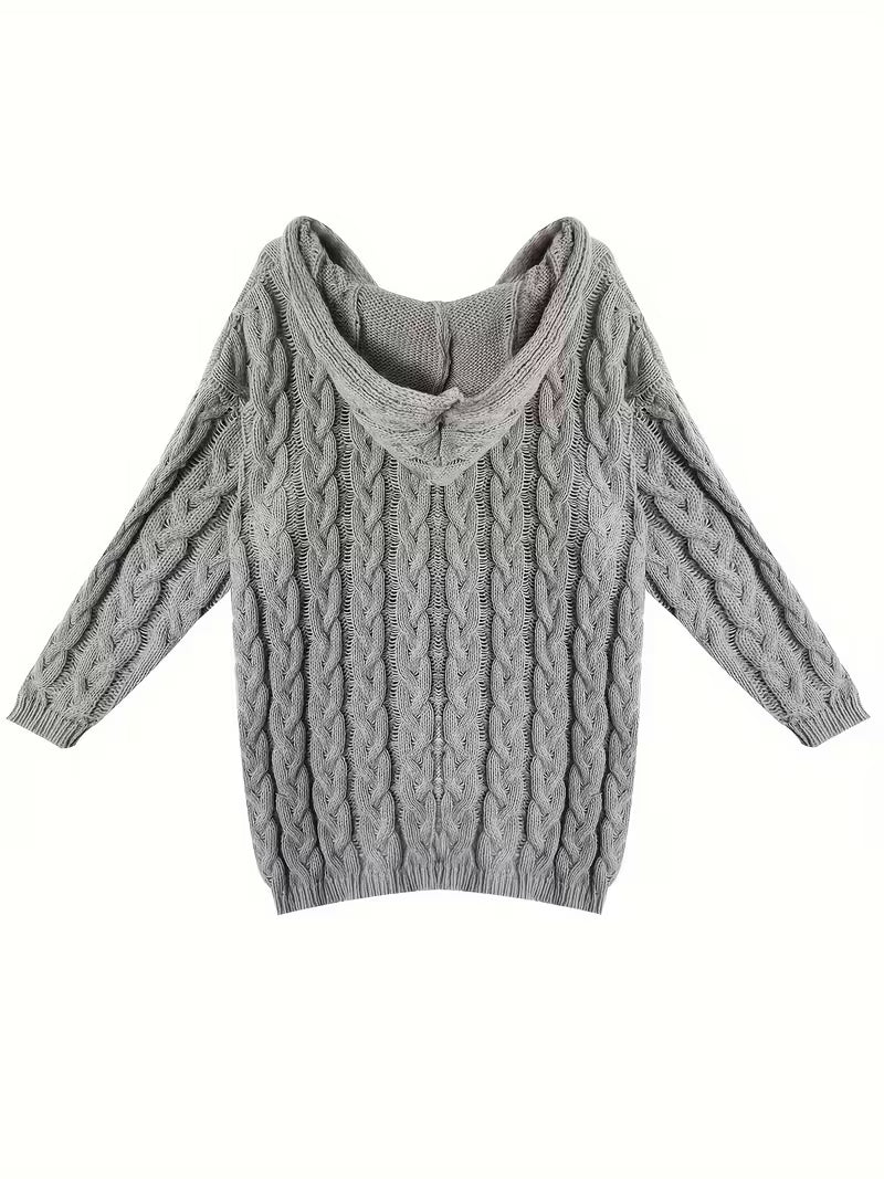 Miette - Maglione Informale a Maniche Lunghe In Maglia