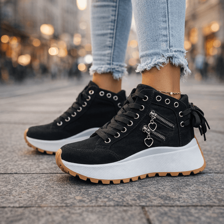 Kamala - Scarpa Sportiva Con Suola Spessa e Lacci