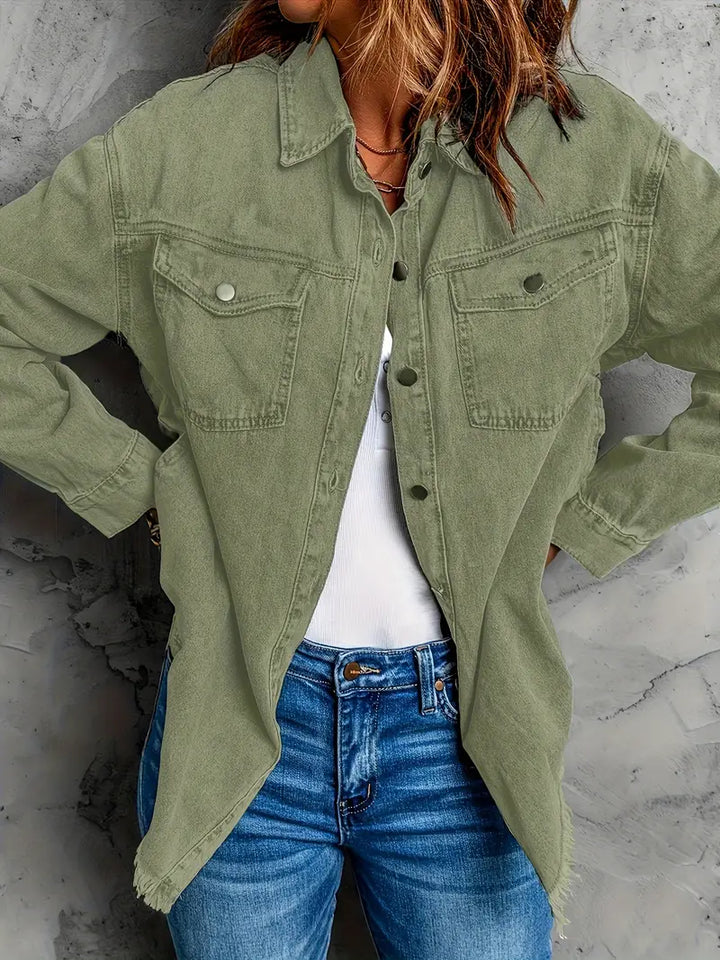 Malika - Giacca Di Jeans A Maniche Lunghe