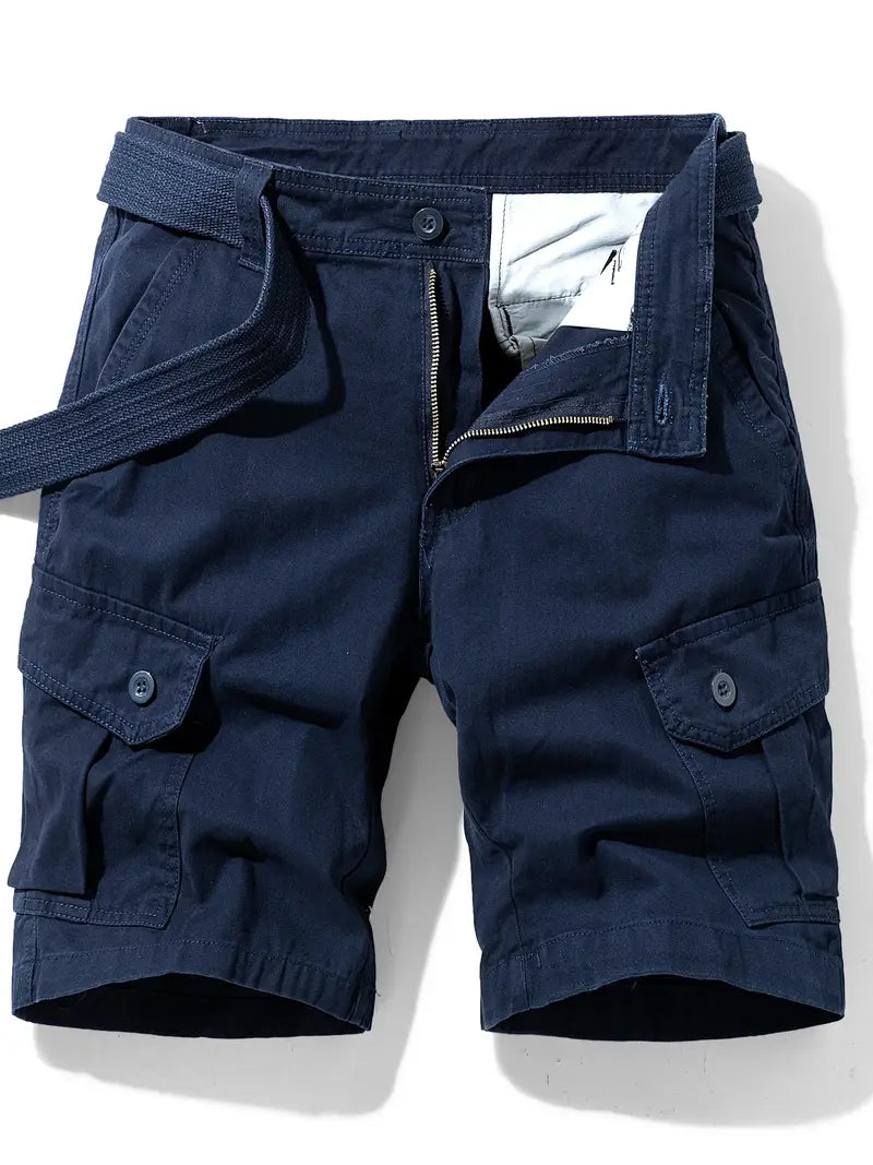 Mauro - Pantaloncini Eleganti Con Tasche Multipli