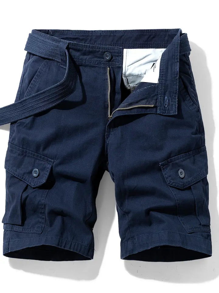 Mauro - Pantaloncini Eleganti Con Tasche Multipli