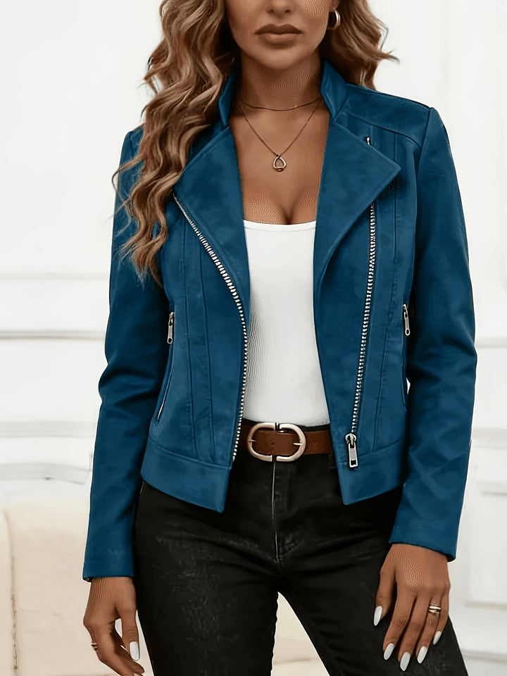 Amina - Long Sleeve Zip-Up Jacket