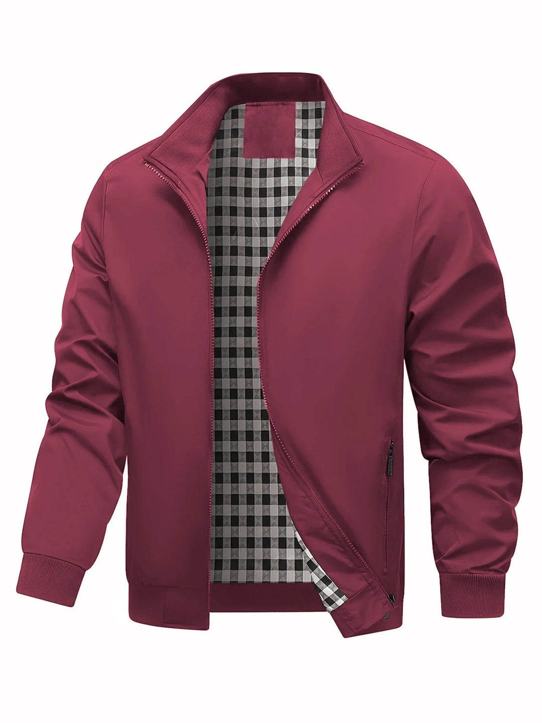 Charith - Giacca Casual a Maniche Lunghe Con Cerniera