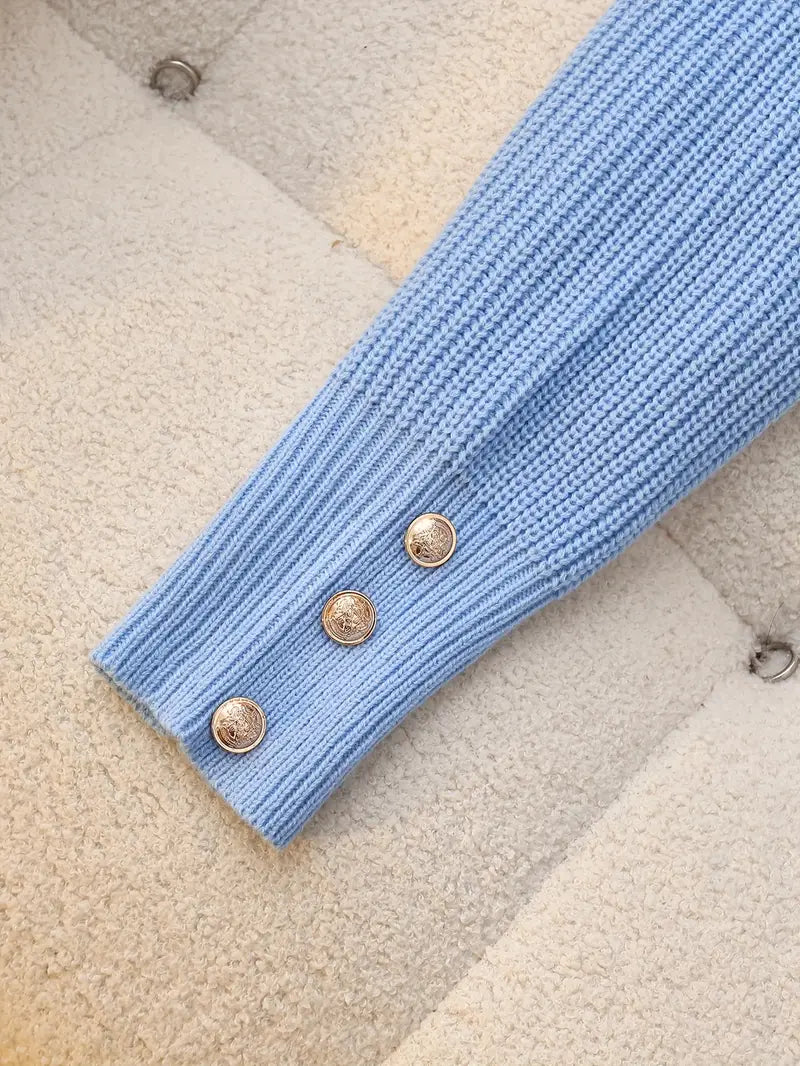 Carlotta - Elegante Maglione a Maniche Lunghe a Costine