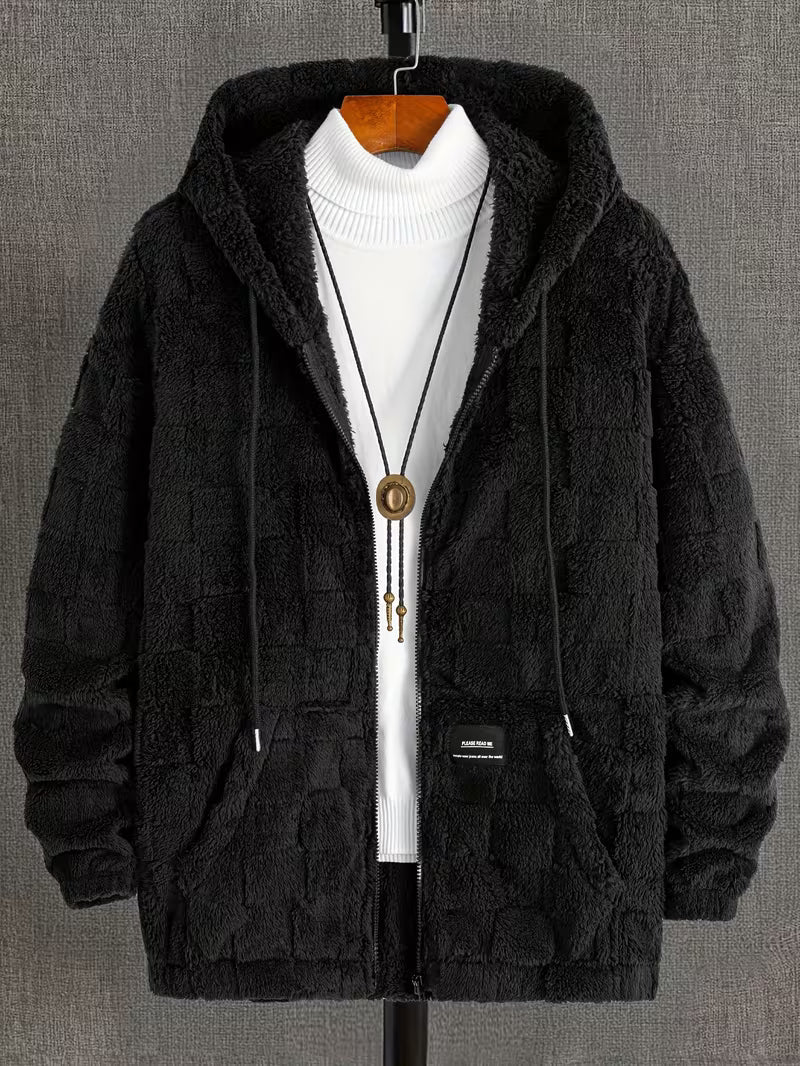 Karun - Giacca in Pile Con Cappuccio E ZIP