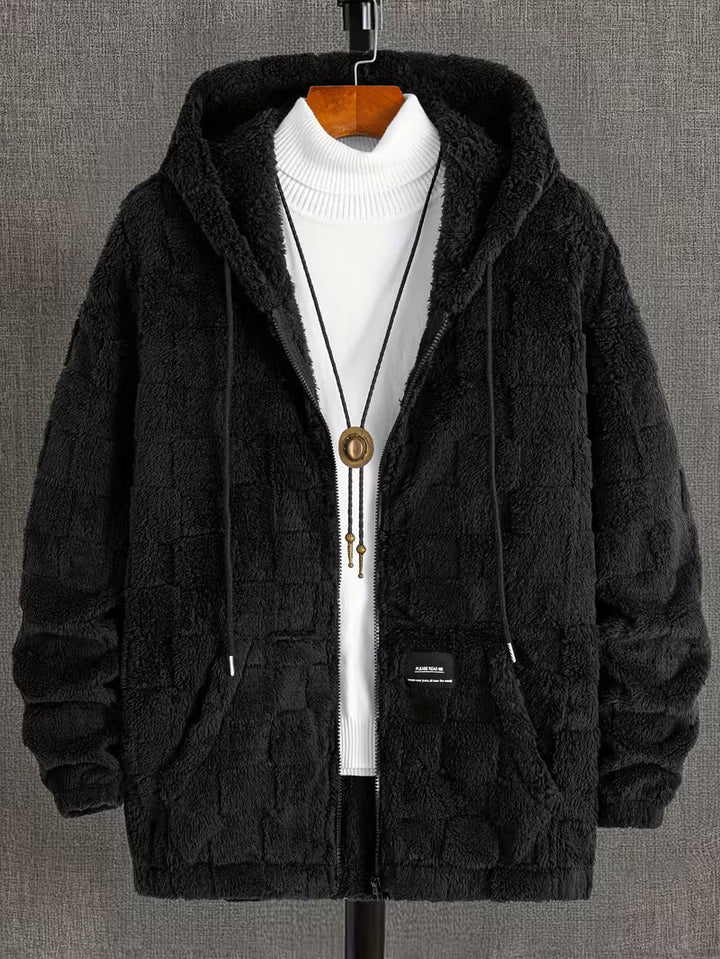 Karun - Giacca in Pile Con Cappuccio E ZIP