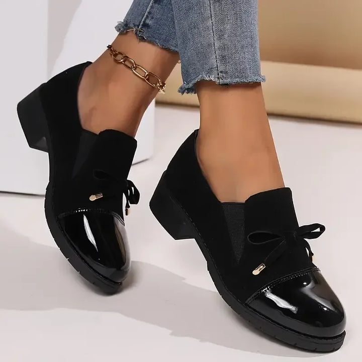 Azahra - Eleganti Mocassini Slip-On Con Fiocco