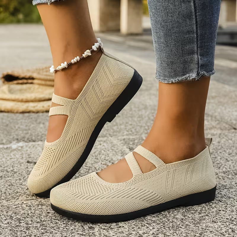 Kethryn - Scarpe Slip on in Maglia Mary Jane
