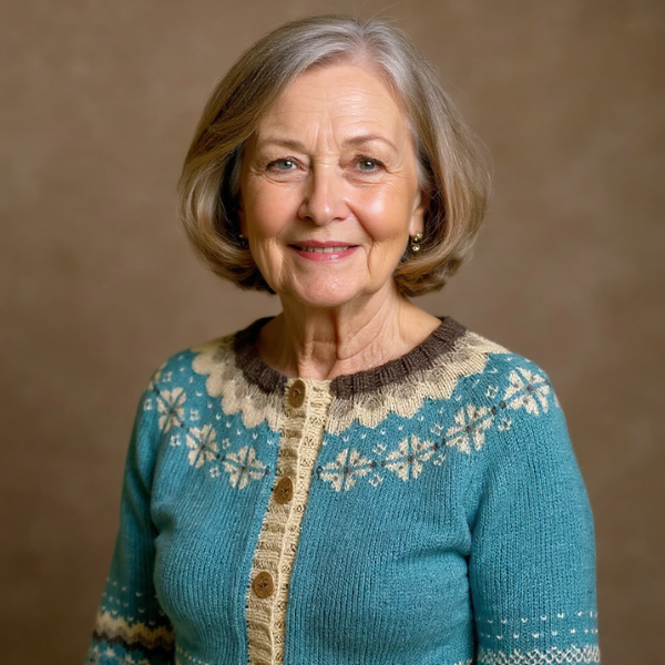 Ilaria - Maglione In Lana Lavorato a Mano