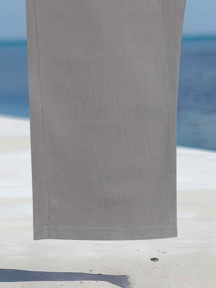 Aznar - Casual Lino Elastico Pantaloni