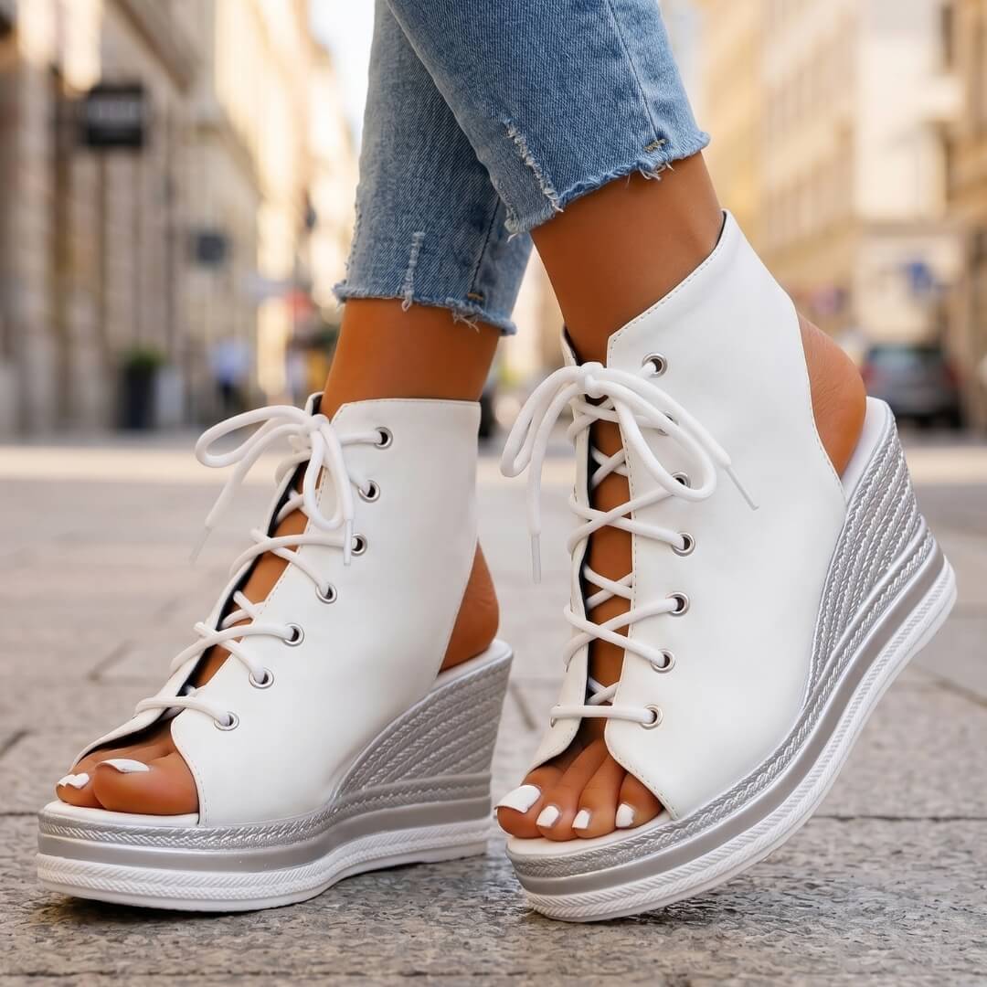 Kanya - Sandali Eleganti Con Zeppa