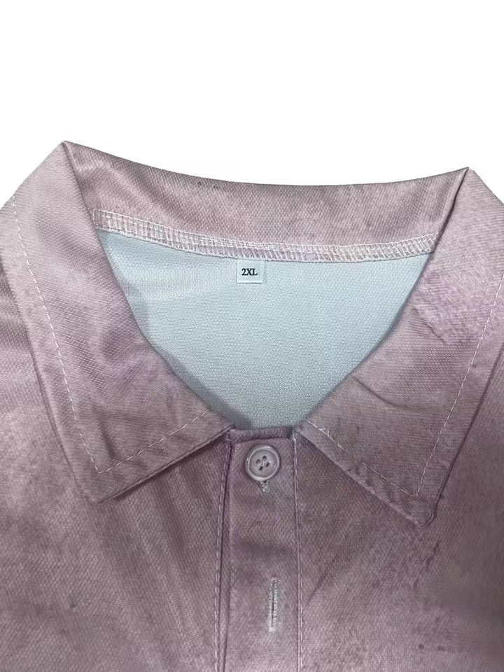 Giles - Elegante Camicia Con Stampa 3D Di Barca a Vela Sul Risvolto