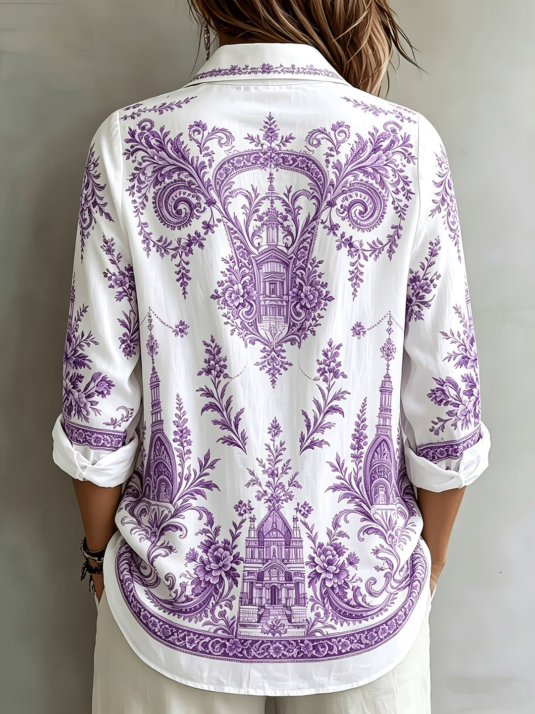 Aldana - Camicia a Maniche Lunghe Con Bottoni