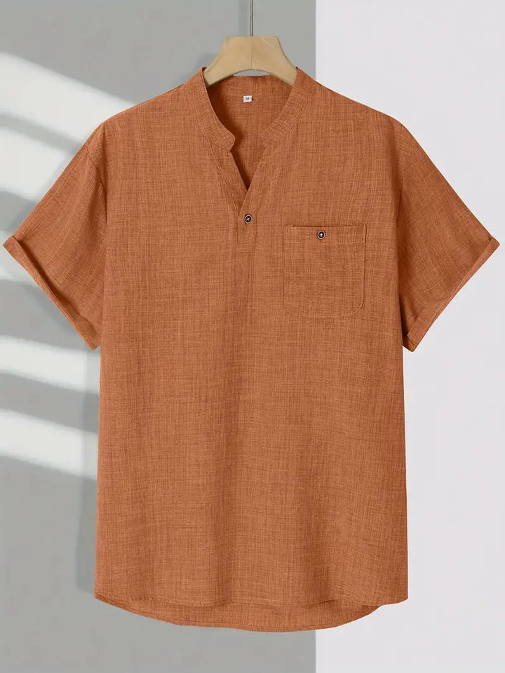 Kieth - Camicia a Maniche Corte Con Tasca Frontale