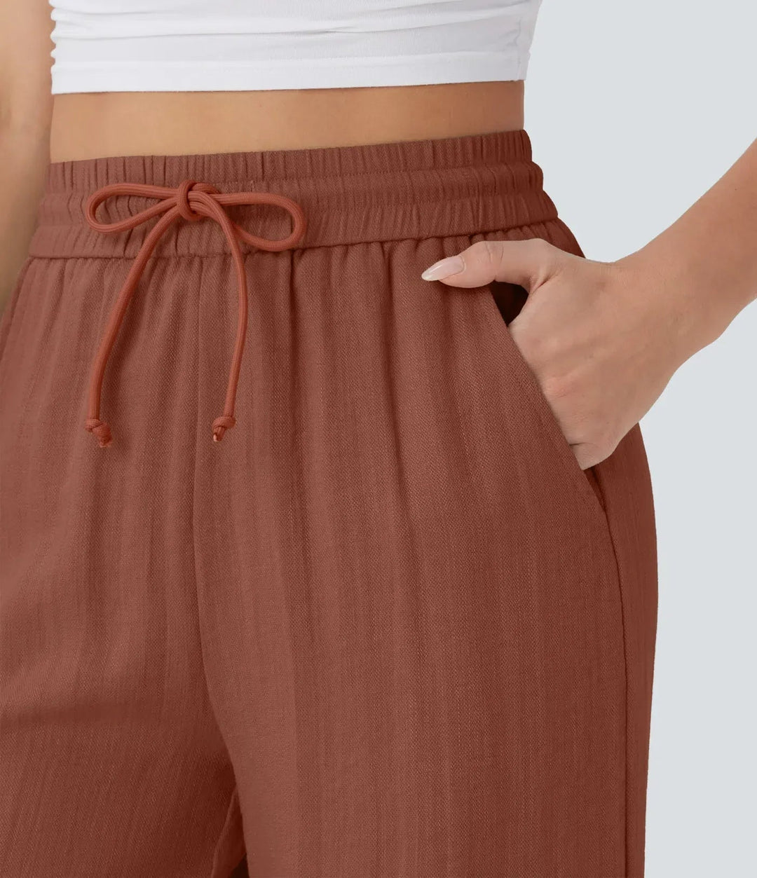 Zafeiria - Pantaloni Di Lino Eleganti