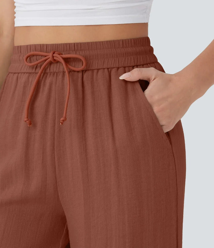 Zafeiria - Pantaloni Di Lino Eleganti