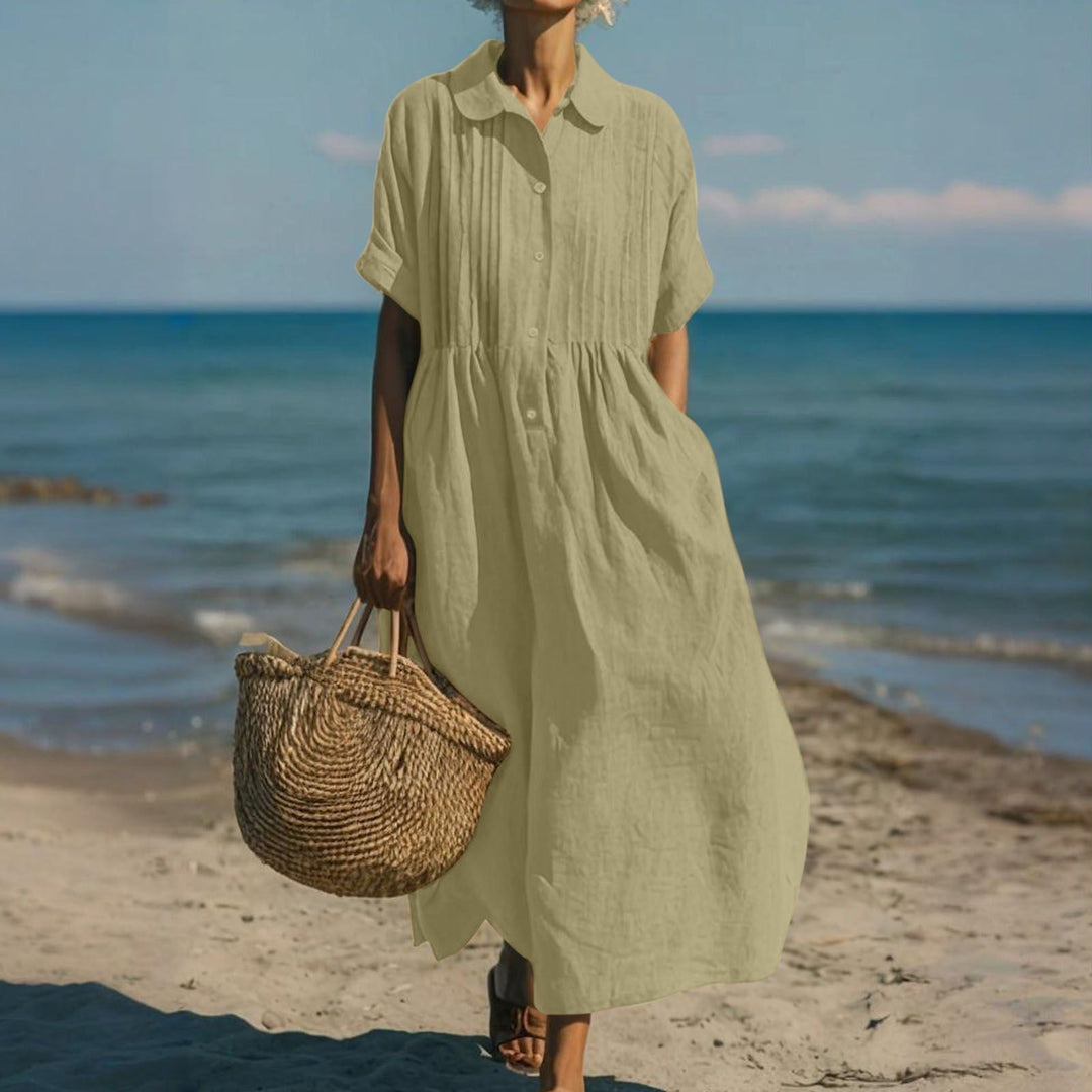 Janny - Abito Chemisier Elegante e Morbido in Cotone