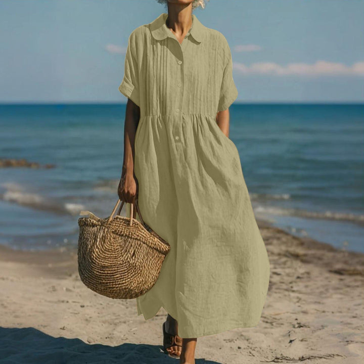 Janny - Abito Chemisier Elegante e Morbido in Cotone