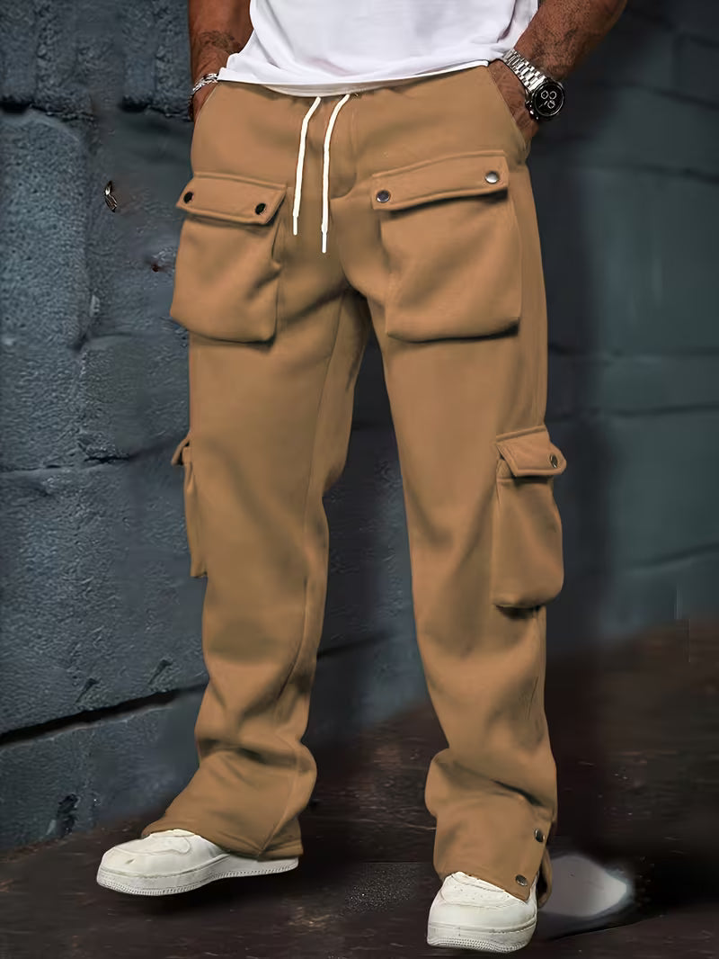 Deyan - Pantaloni Jogger Cargo Casual