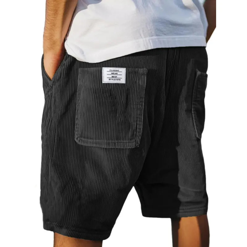 Marsel - Eleganti Pantaloncini In Velluto a Coste