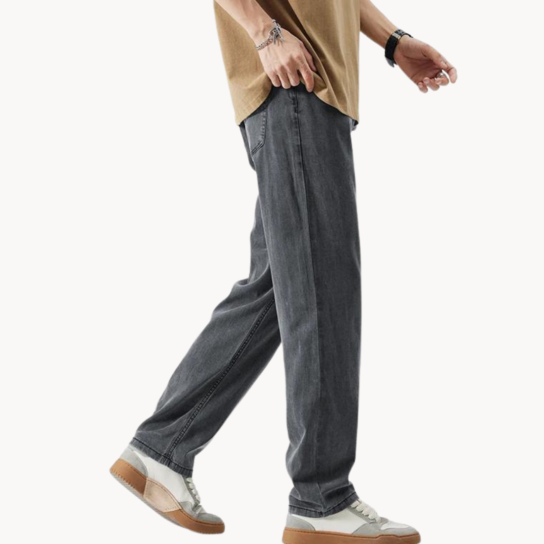 Teofilo - Elegante Pantalone a Gamba Larga