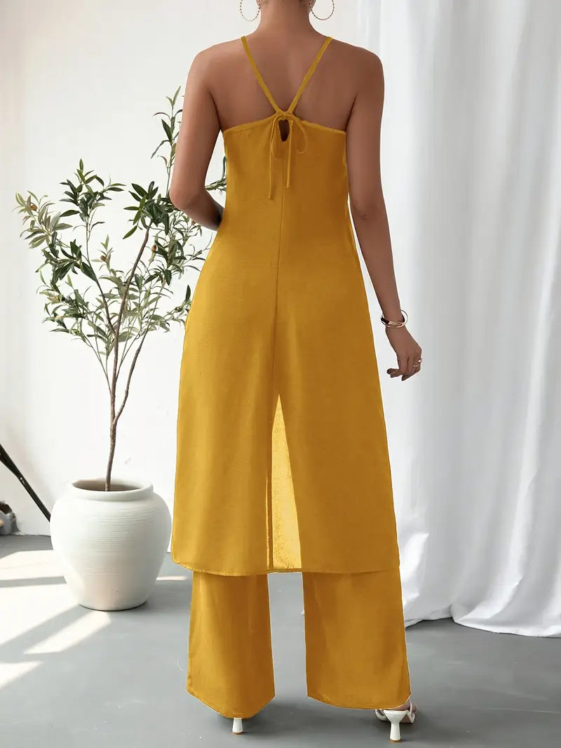 Eirini - Elegante Set Due Pezzi Senza Maniche