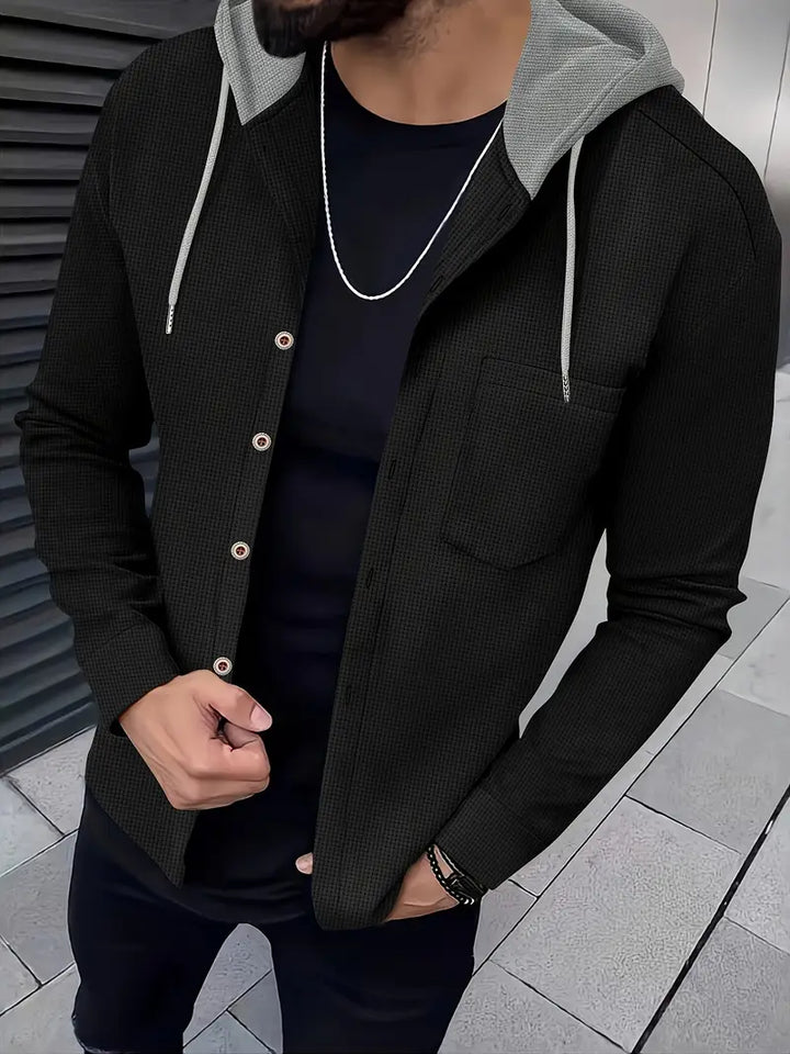 Johnathan - Giacca Casual Con Cappuccio e Tasca