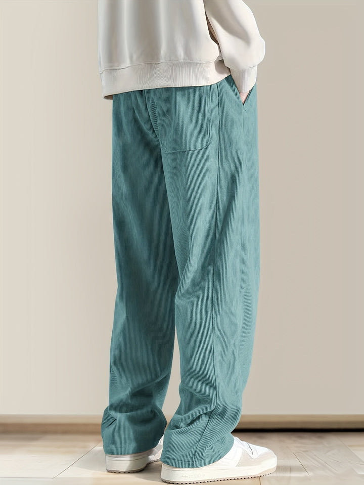 Ellyson - Pantaloni In Velluto a Coste Con Coulisse In Vita