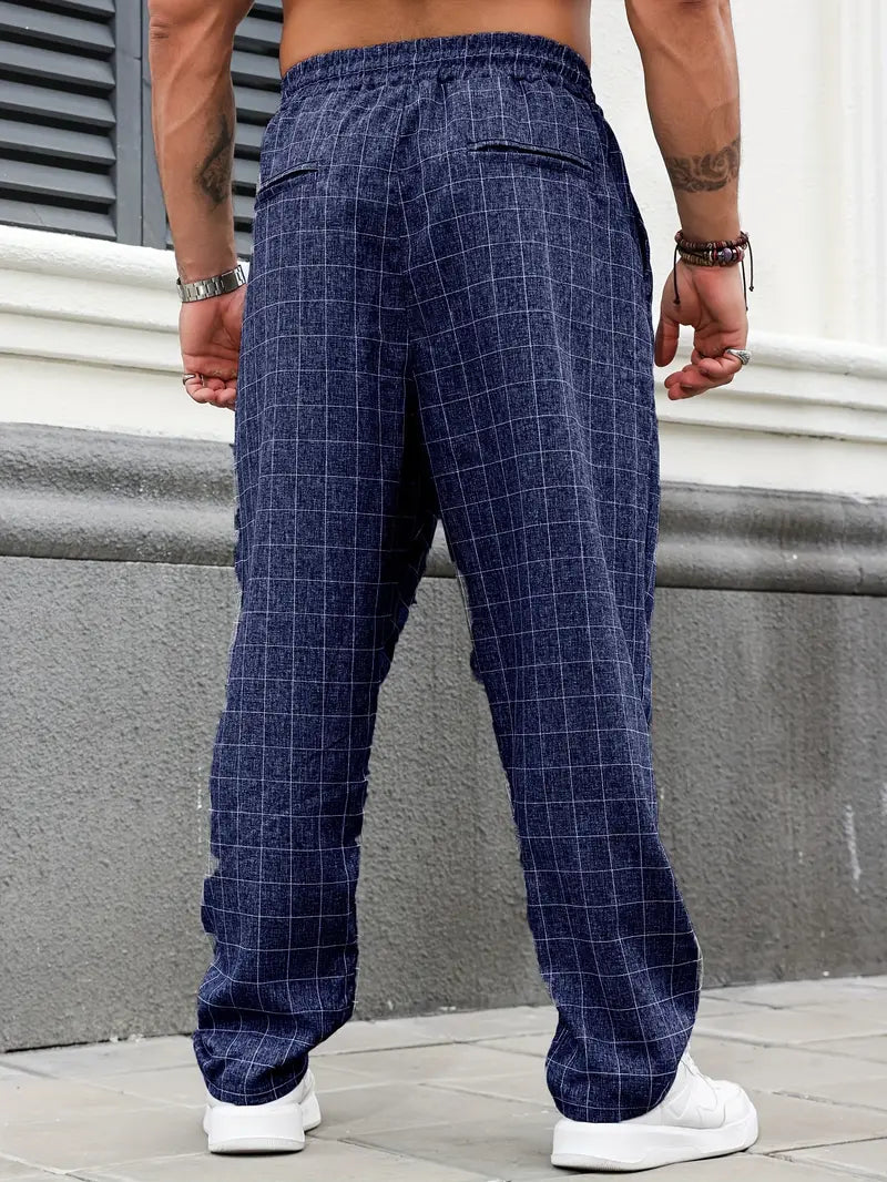 Rodolfo - Traspirante Plaid Stampa Pantaloni