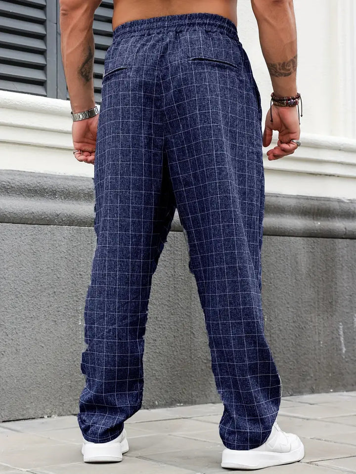 Rodolfo - Traspirante Plaid Stampa Pantaloni