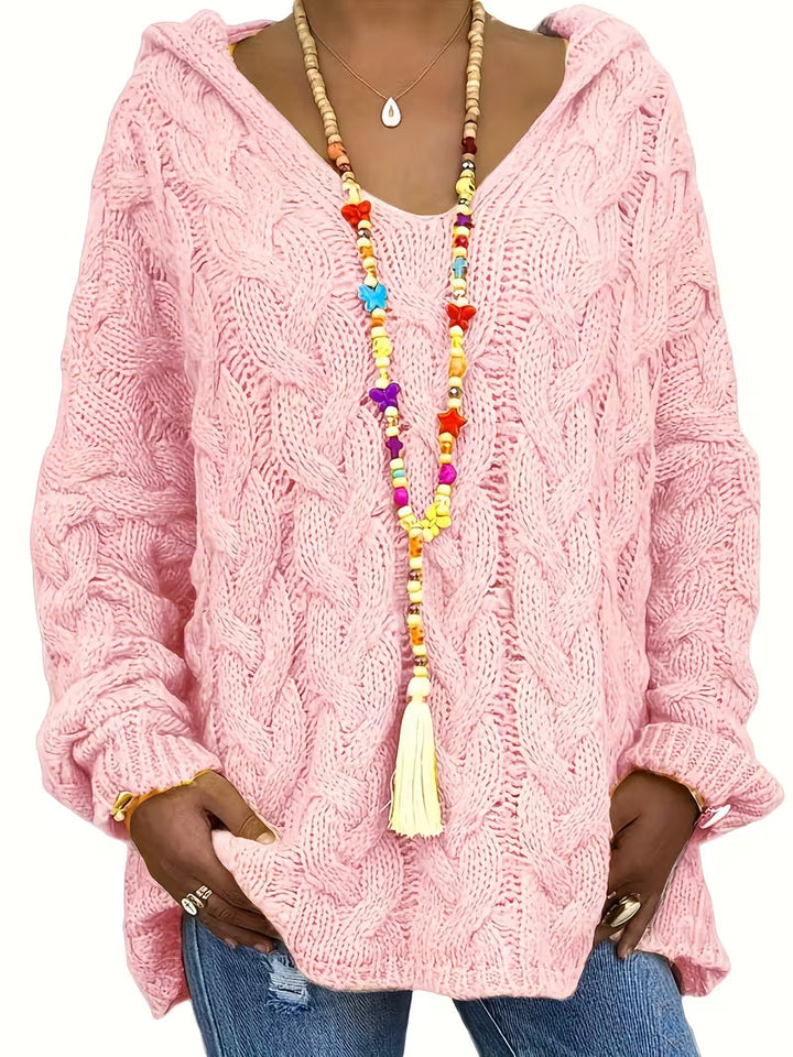 Miette - Maglione Informale a Maniche Lunghe In Maglia