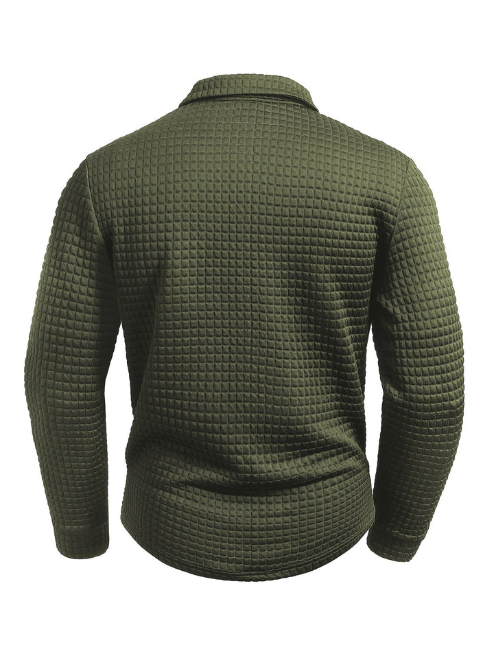 Juergen - Camicia Casual a Maniche Lunghe Con Bottoni