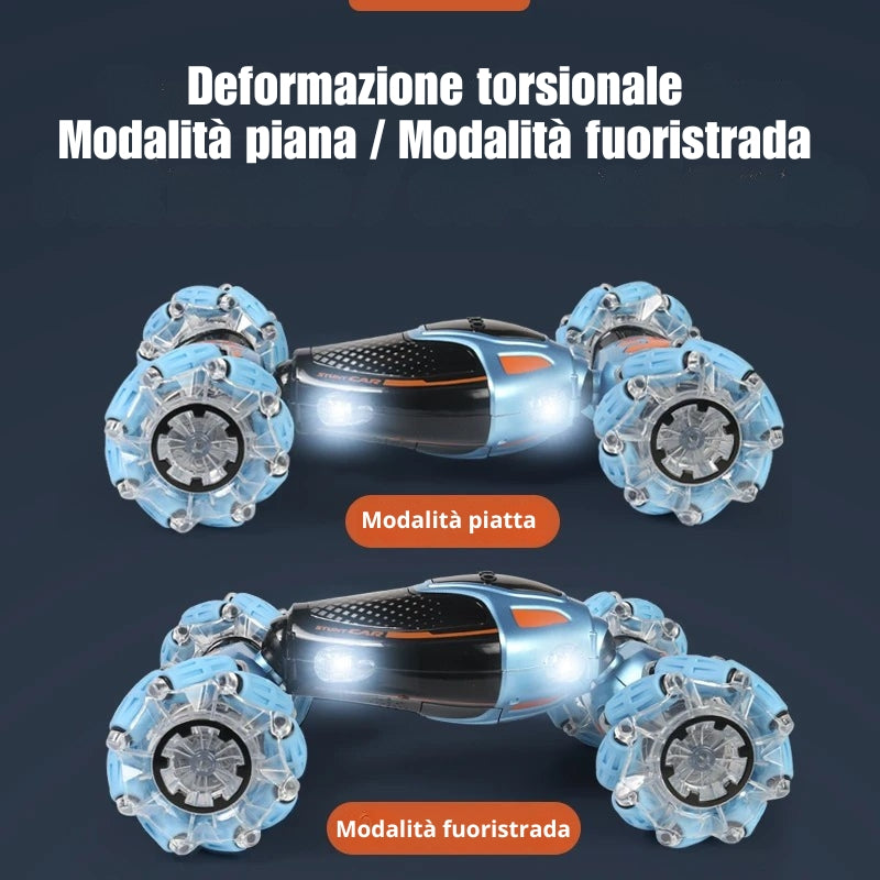 GyroRacer - Auto Telecomandata Acrobatica Controllata Con Sensore Di Movimento